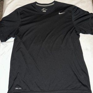 Black Nike Dri-Fit Workout Shirt